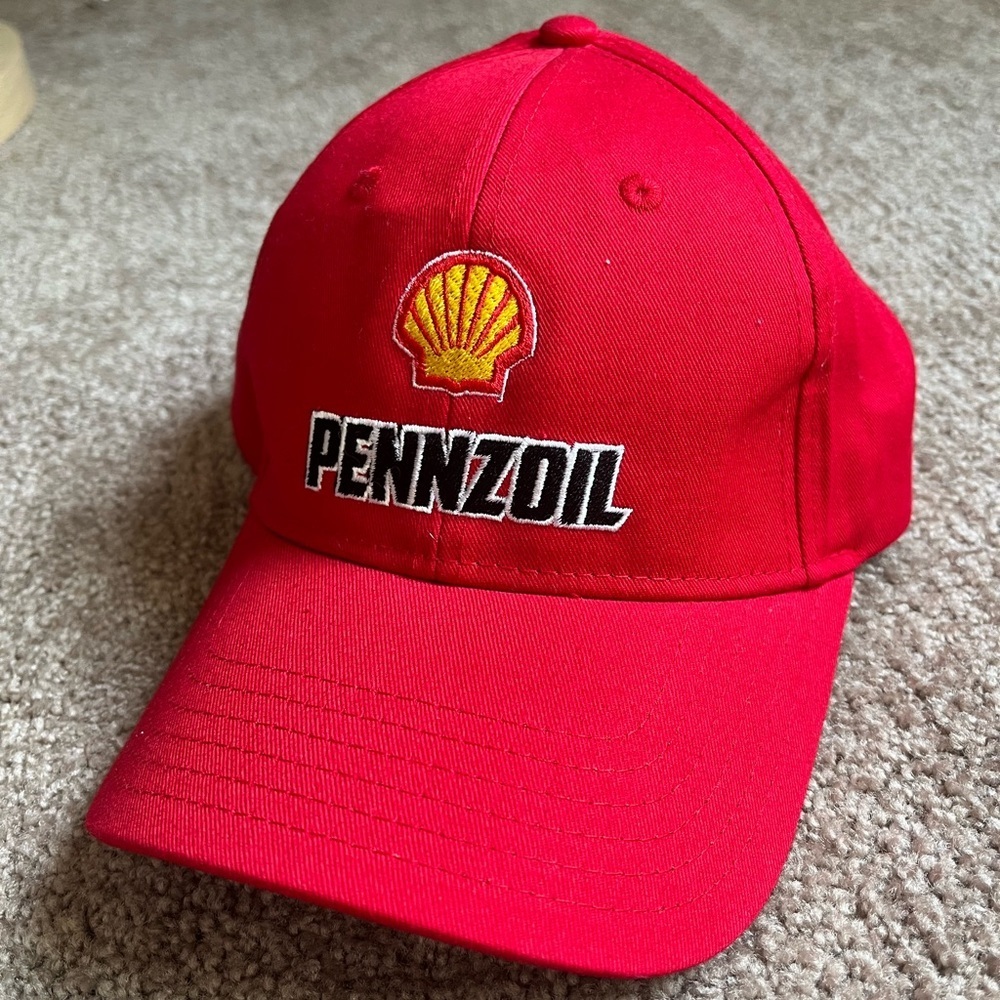 VTG 00’s Shell Pennzoil Red Racing Cap - Picture 3 of 4